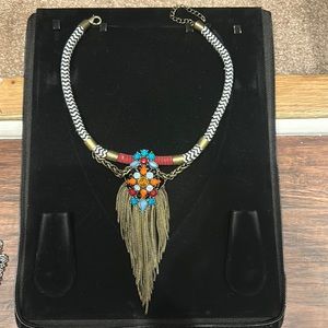 Tribal Inspired Statement Necklace